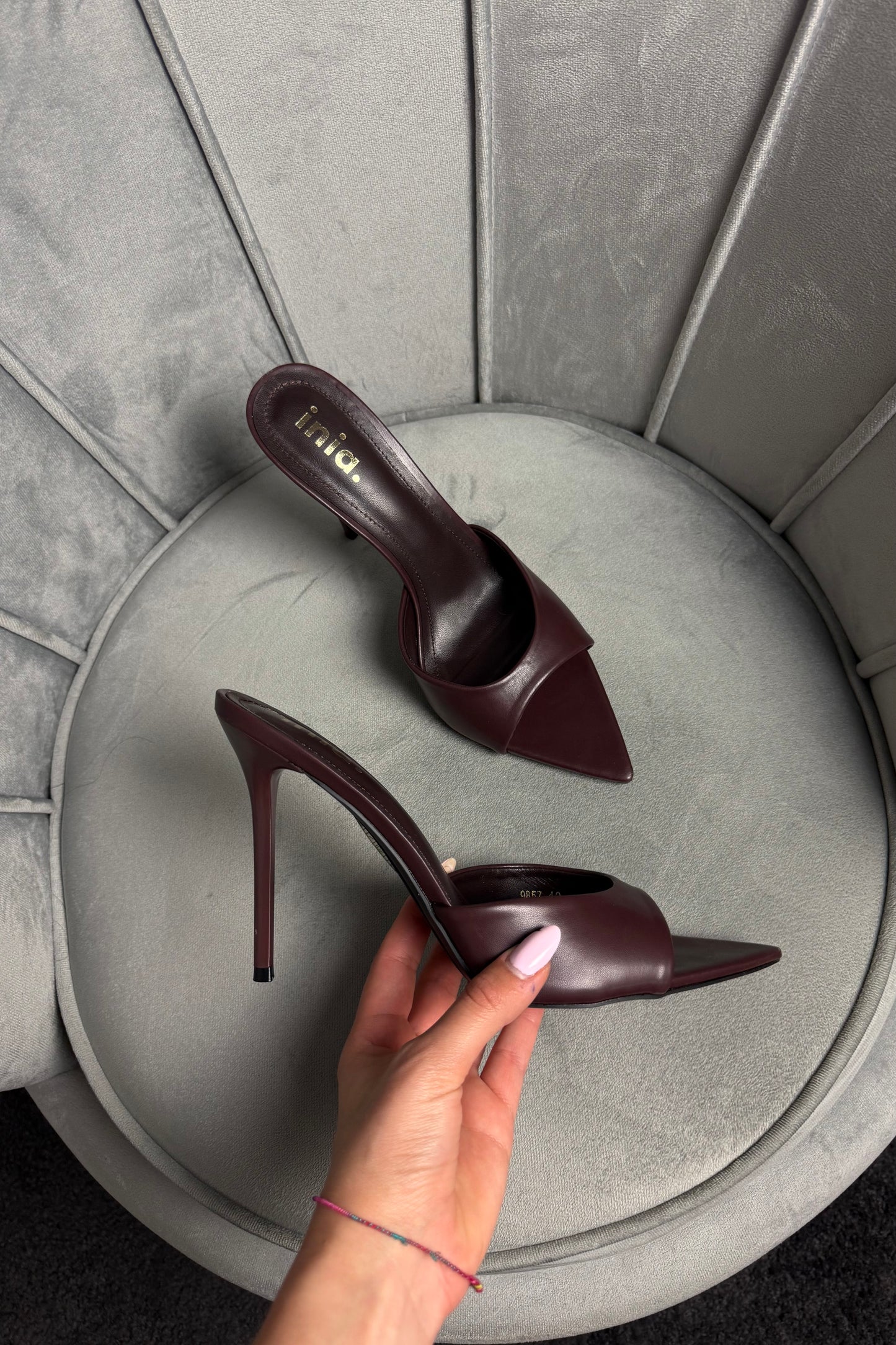 MULES SANDY CHOCO 12 CM