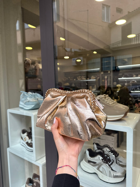 clutch GIOIELLO laminata oro