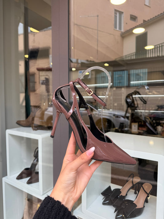 decolleté HEART tortora