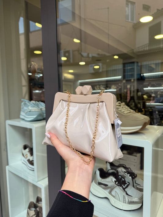 mini clutch beige