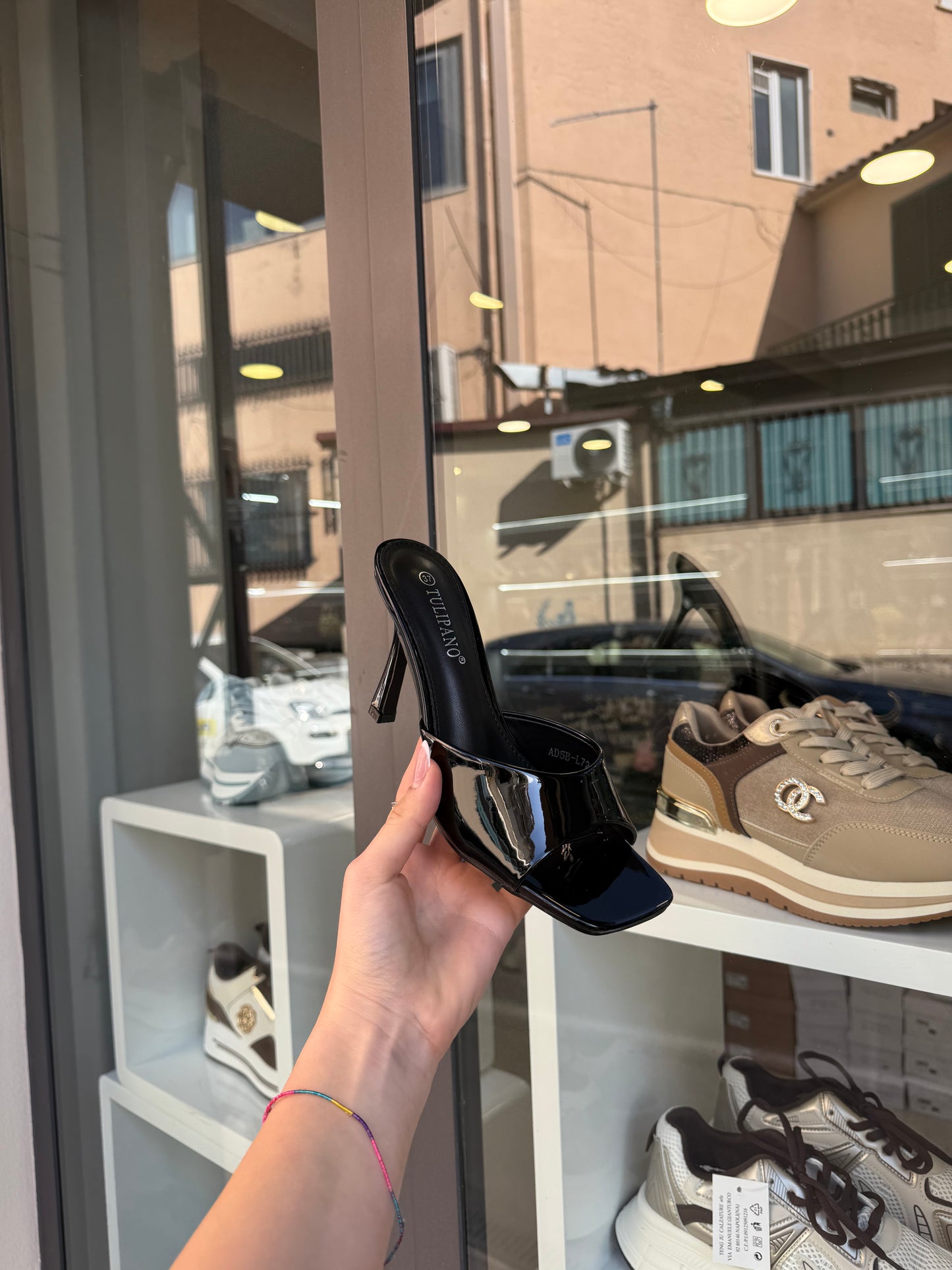 sandali SQUARE black