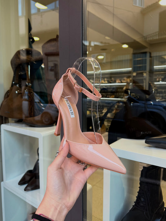 decolleté nude con cinturino