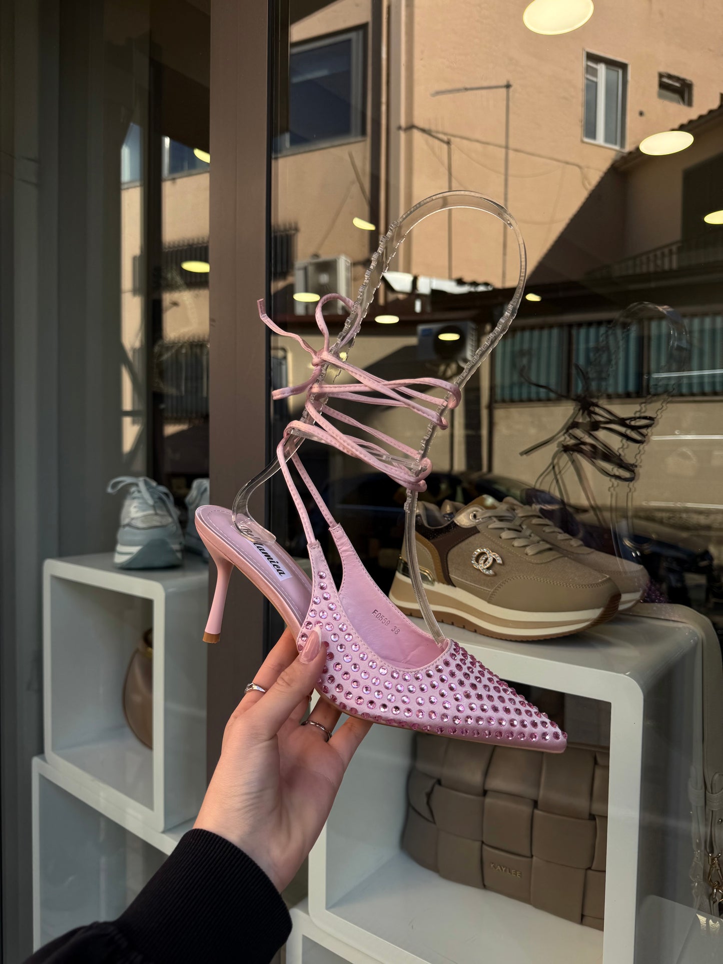 decolleté laces GIOIELLO rosa