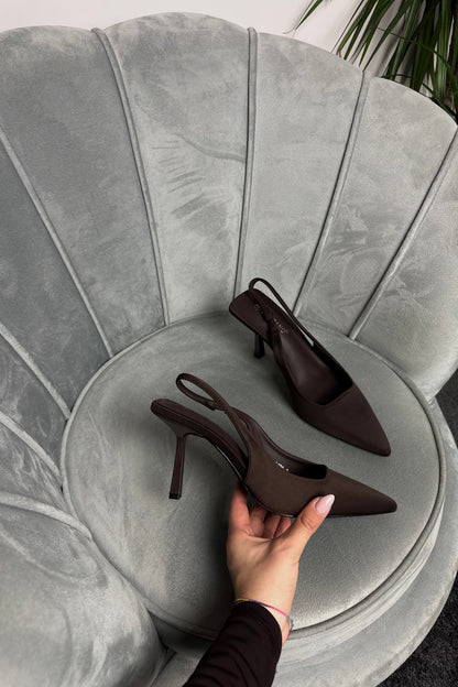 SLINGBACK CHOCOLATE