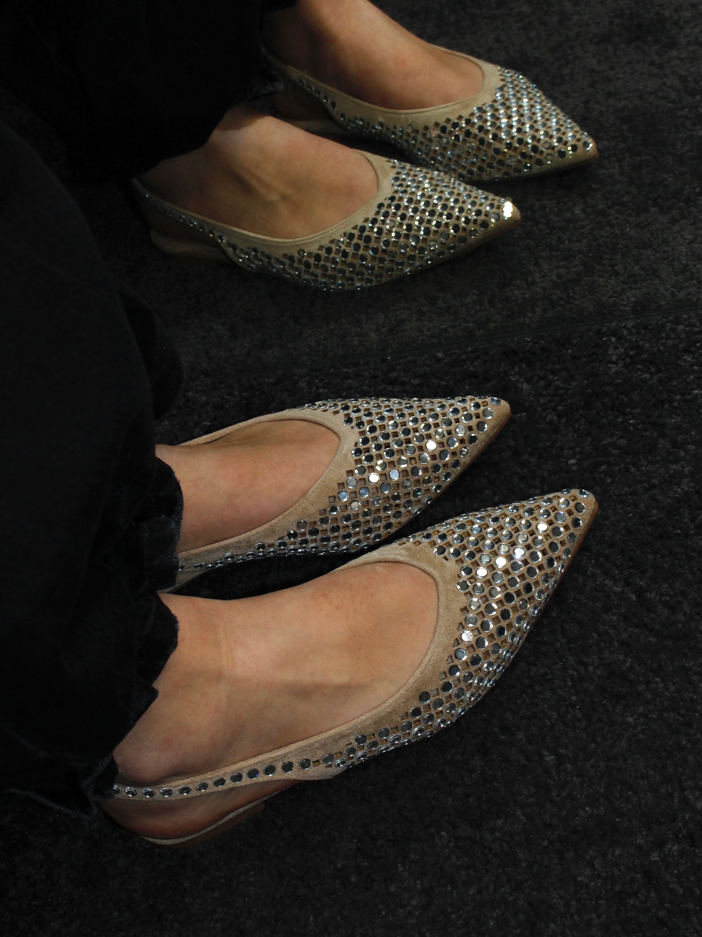 JEWEL slingback flats