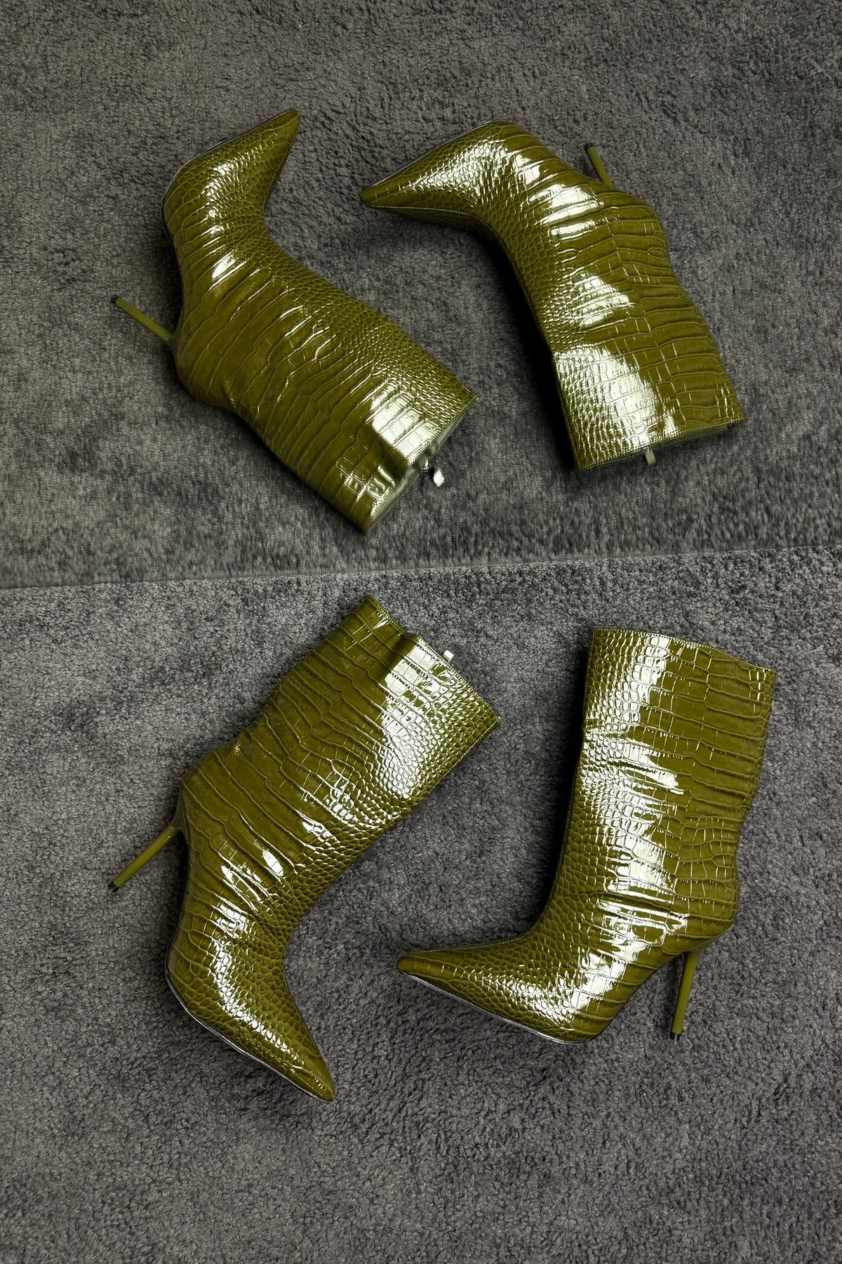 STIVALETTI COCCO VERDI