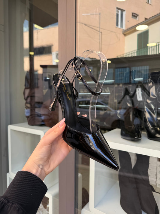 decolleté neri con cinturino mod. ZA*A