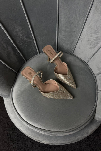 SLINGBACK SHINE ORO