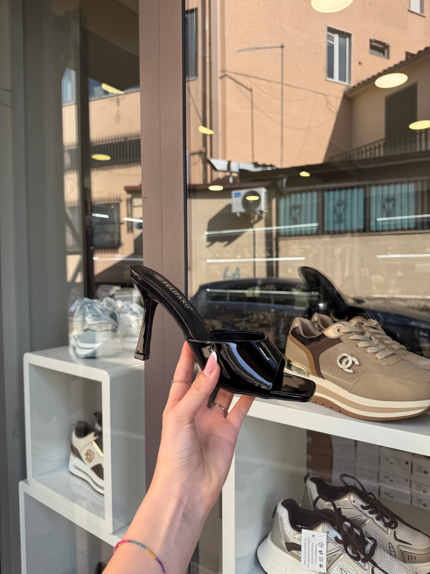 sandali SQUARE black