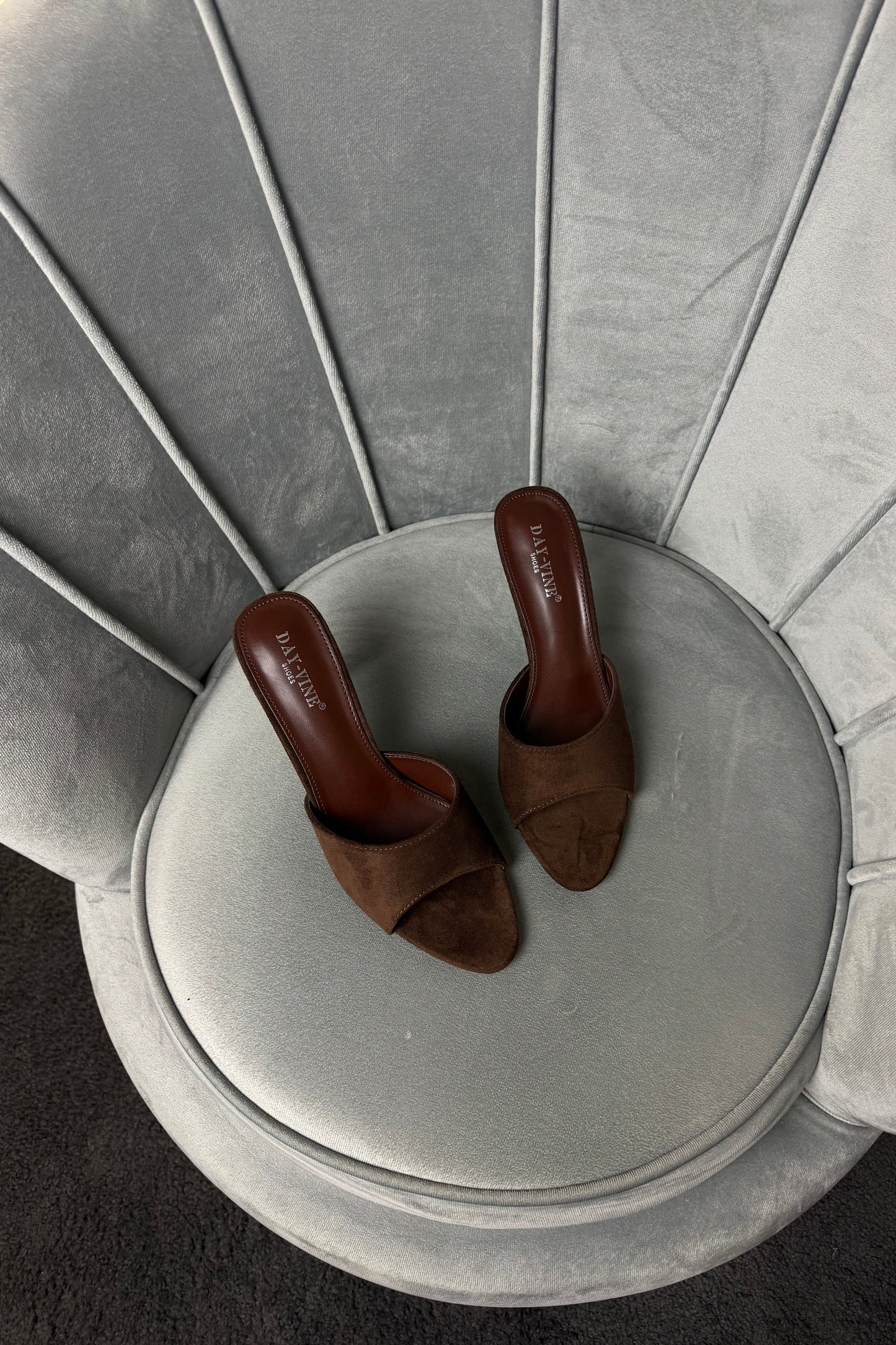 MULES SCAMOSCIATE BROWN