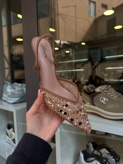 slingback modello Z*RA crema