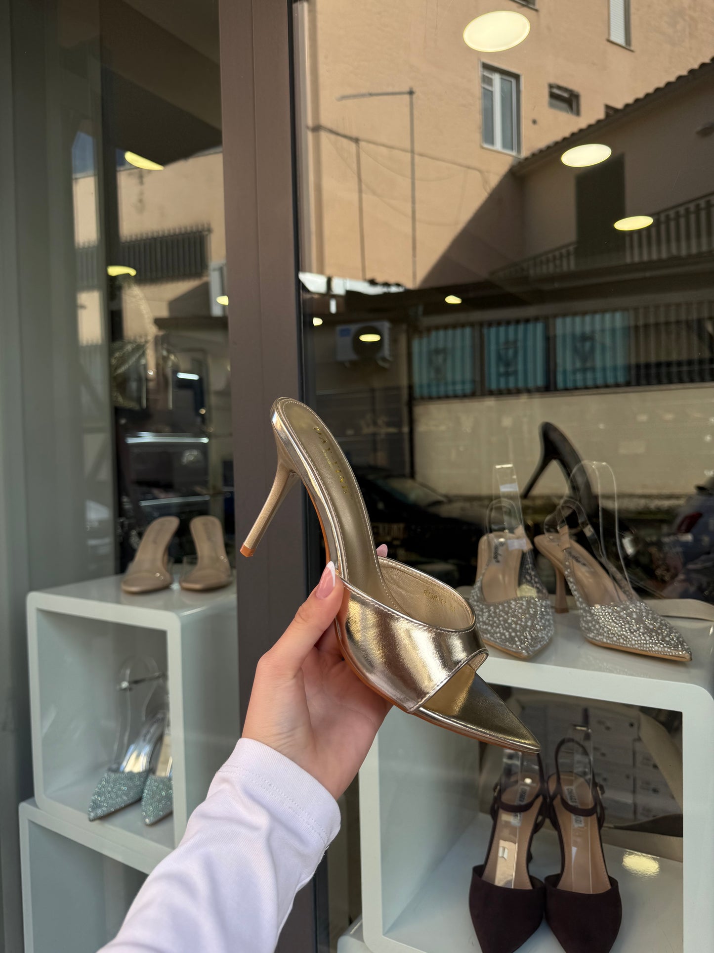 sandali METALLIC oro