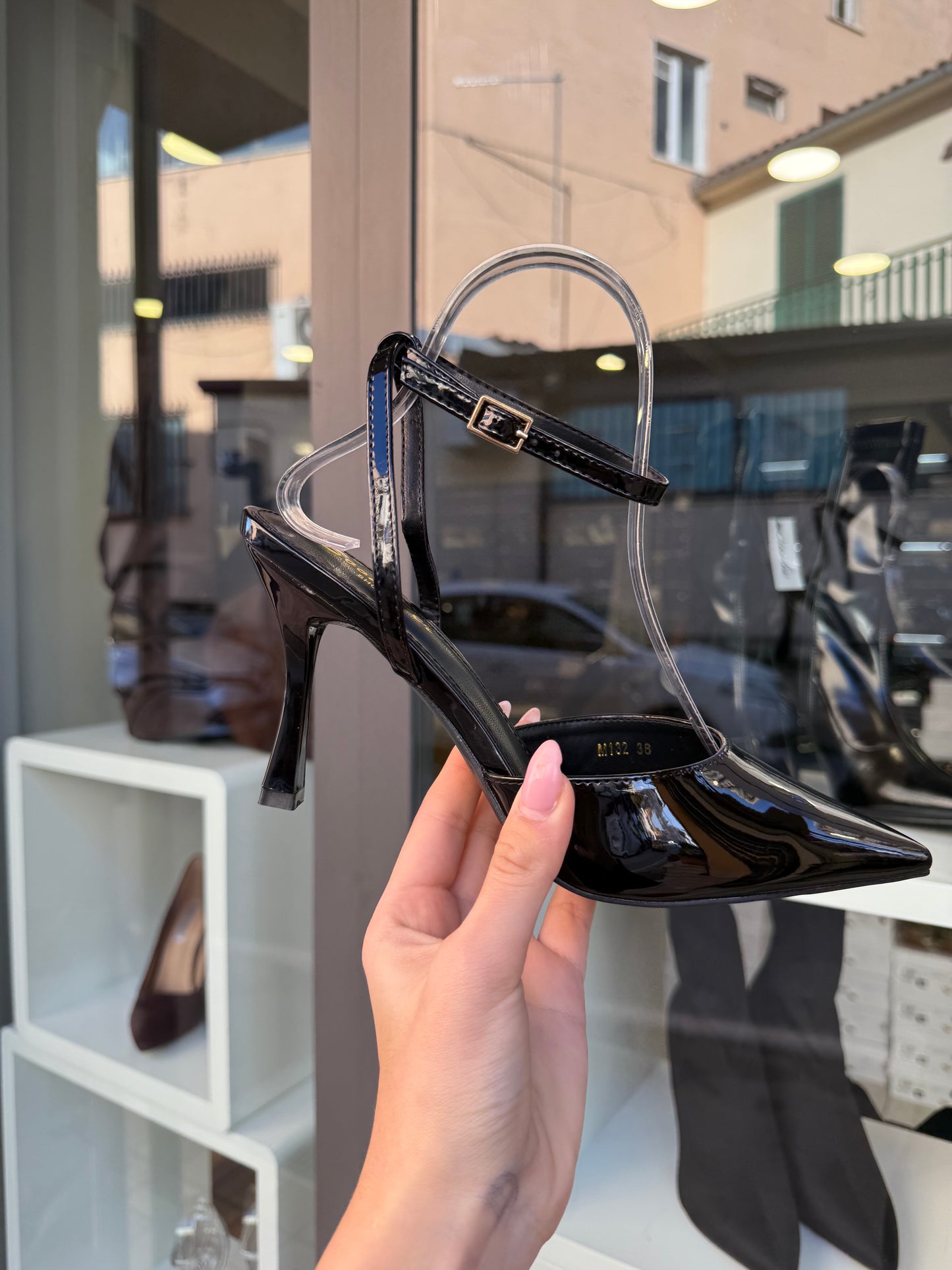 decolleté neri con cinturino mod. ZA*A