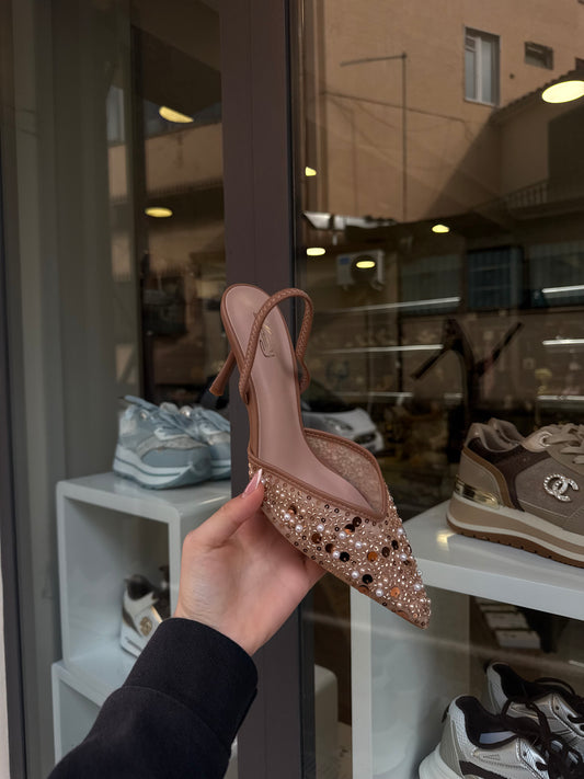 slingback modello Z*RA crema