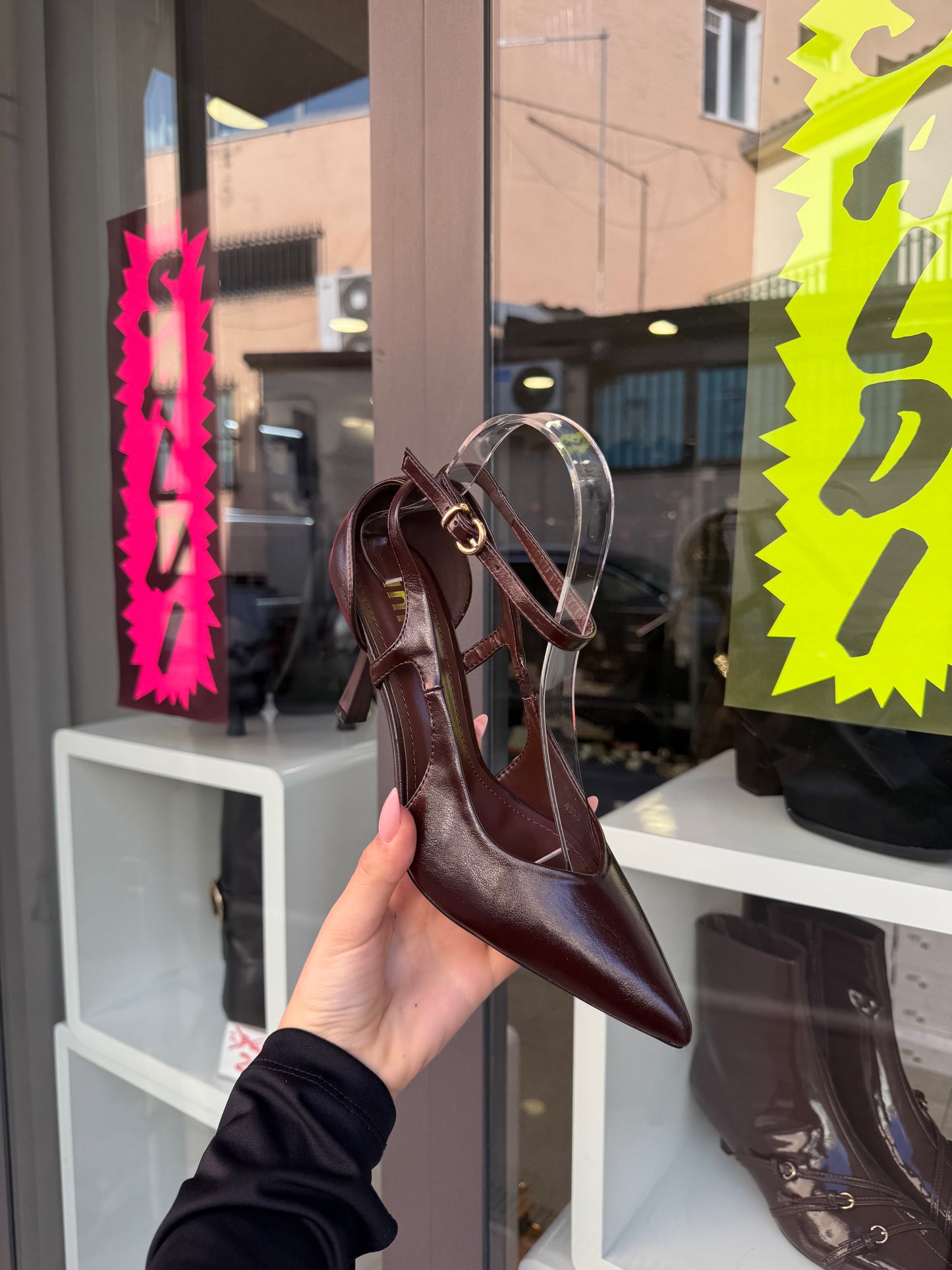 decolleté HEART marroni