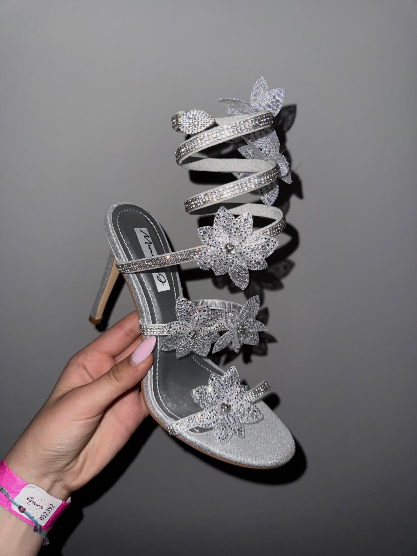 sandali FLOWER argento