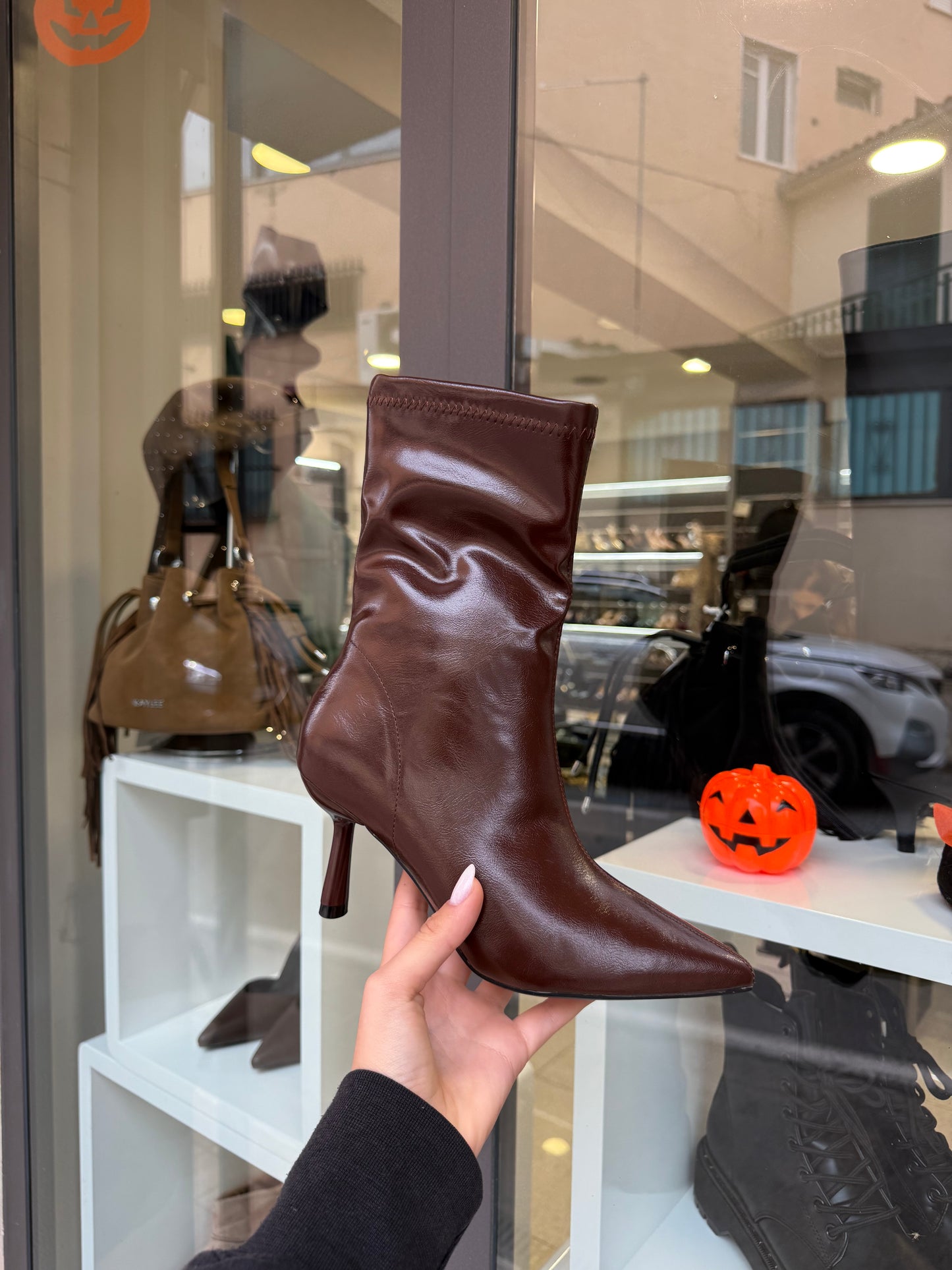 stivaletti SOCKS marroni