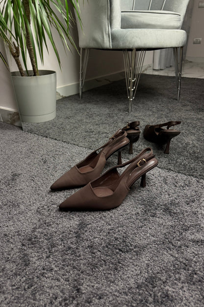 SLINGBACK CHANTAL CHOCO