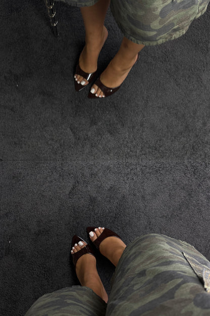 MULES DARK CHOCO IN VERNICE