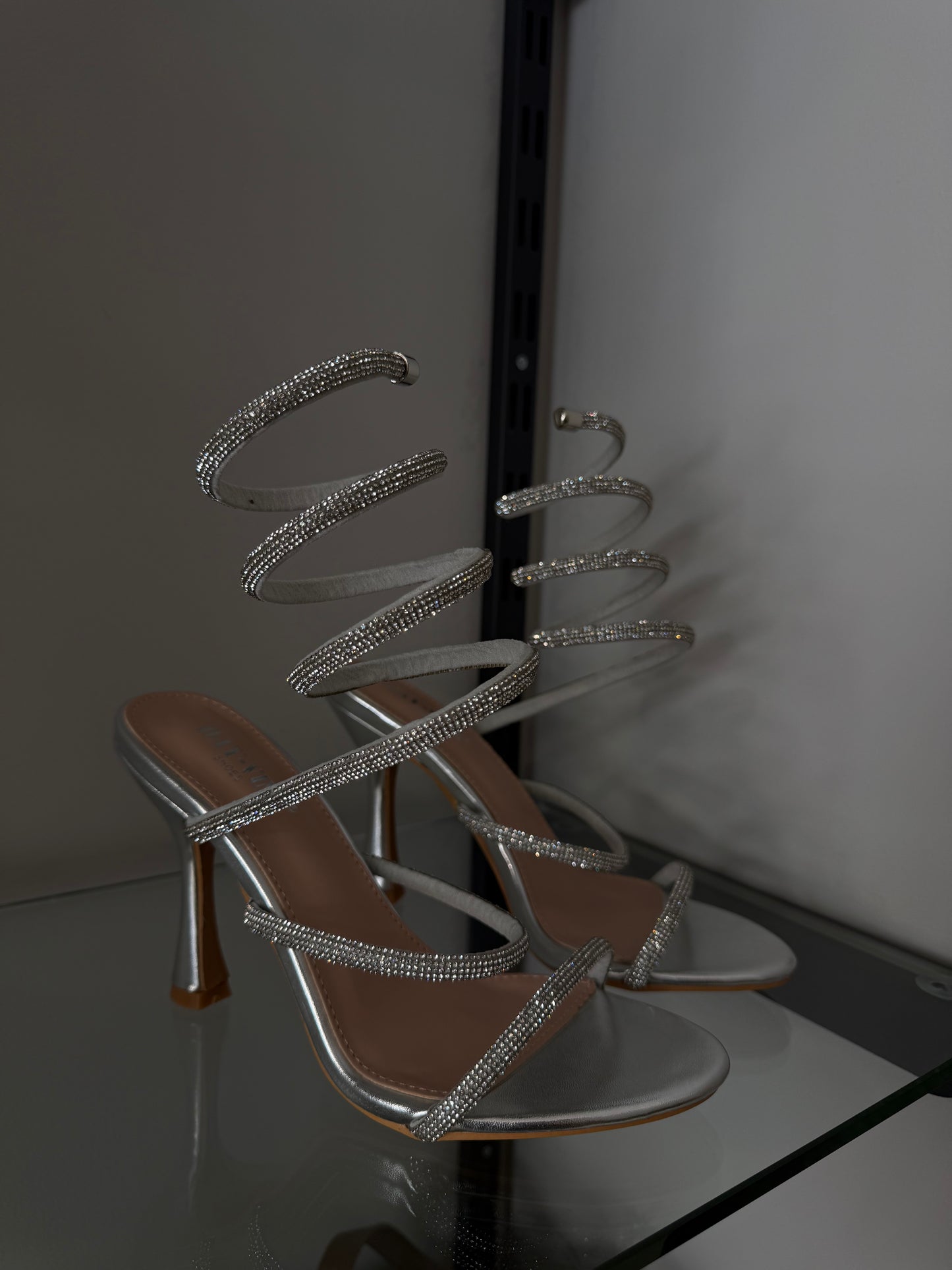 sandali SNAKE argento