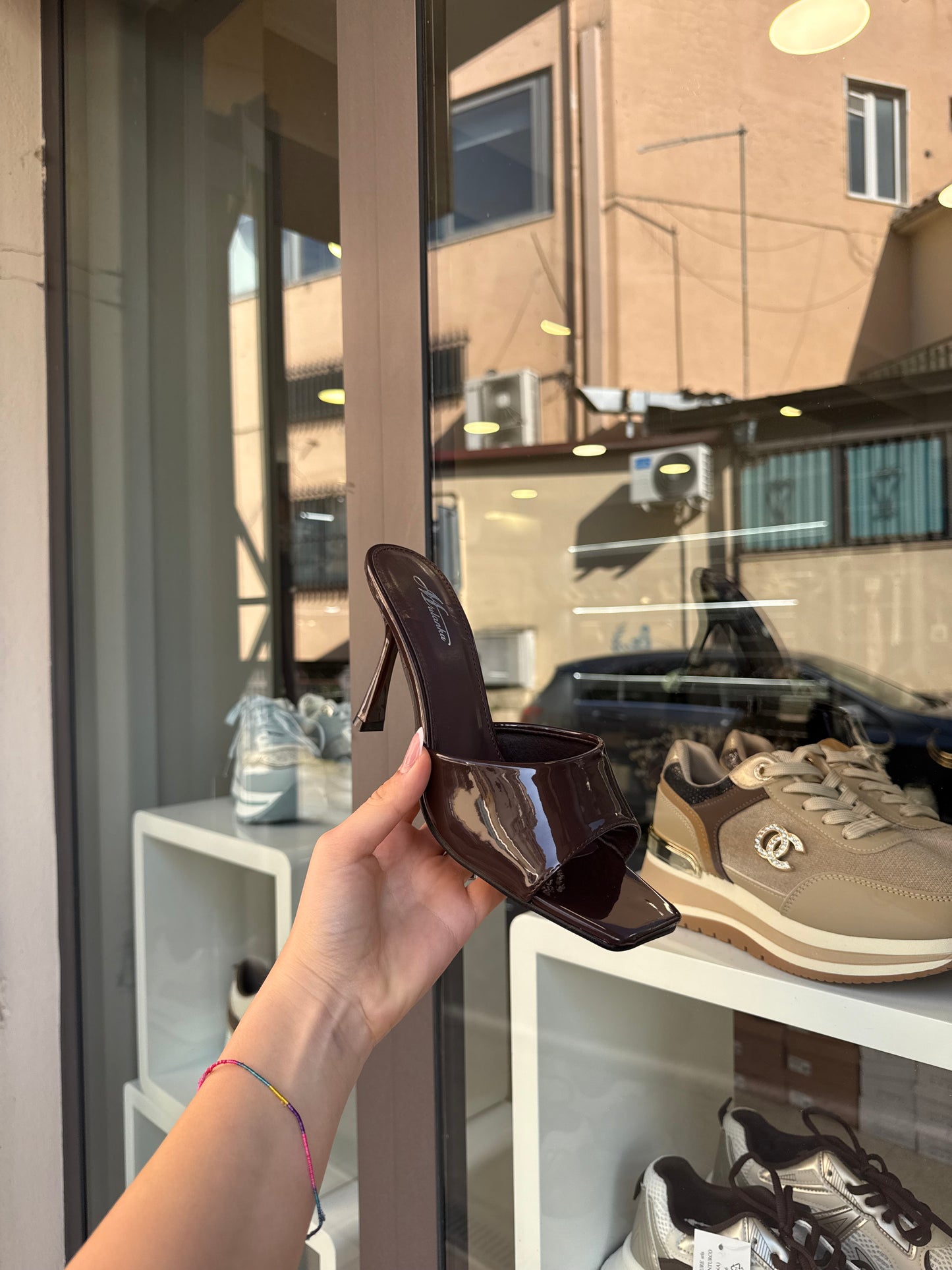 sandali SQUARE choco