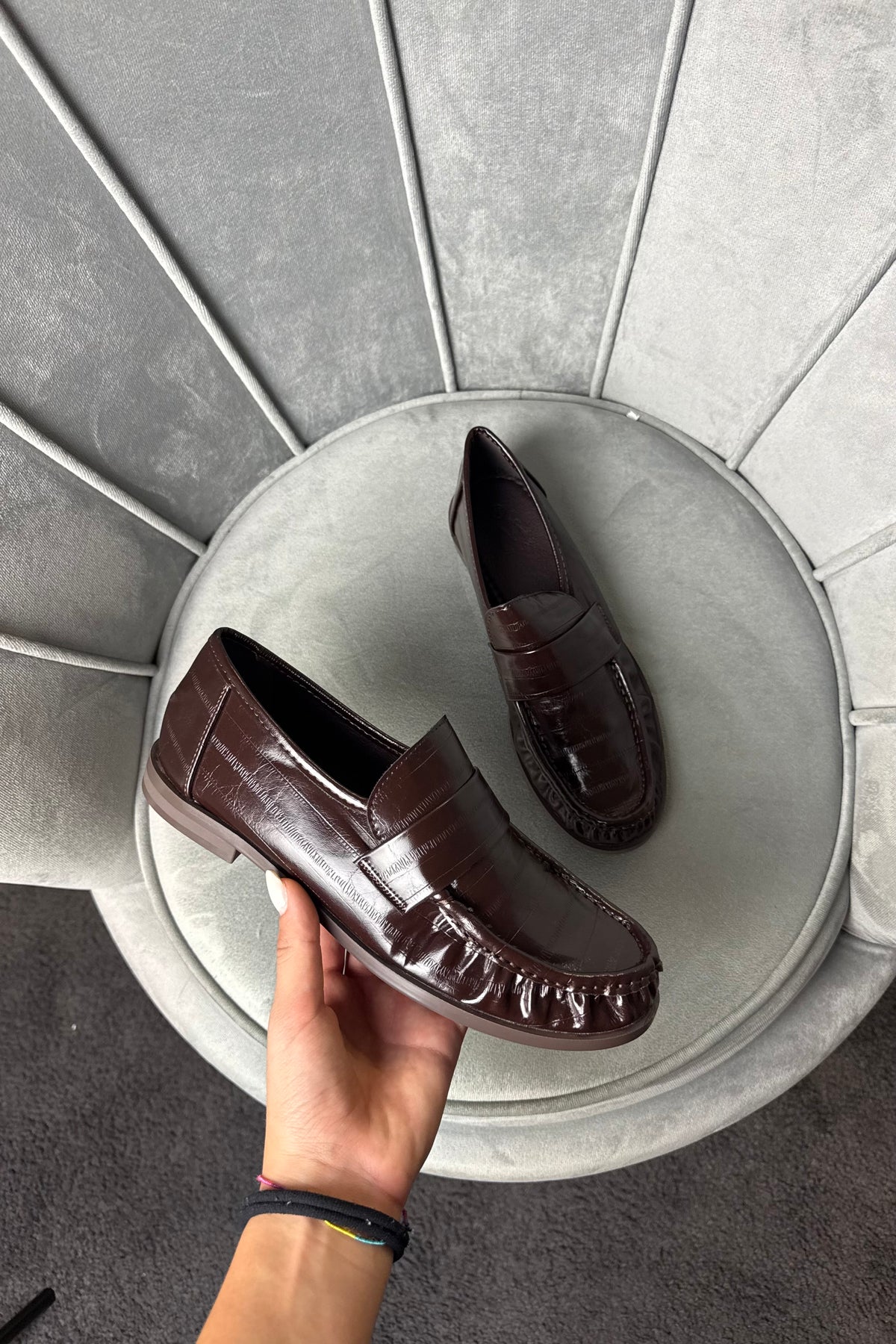 MOCASSINI LAURENT CHOCO