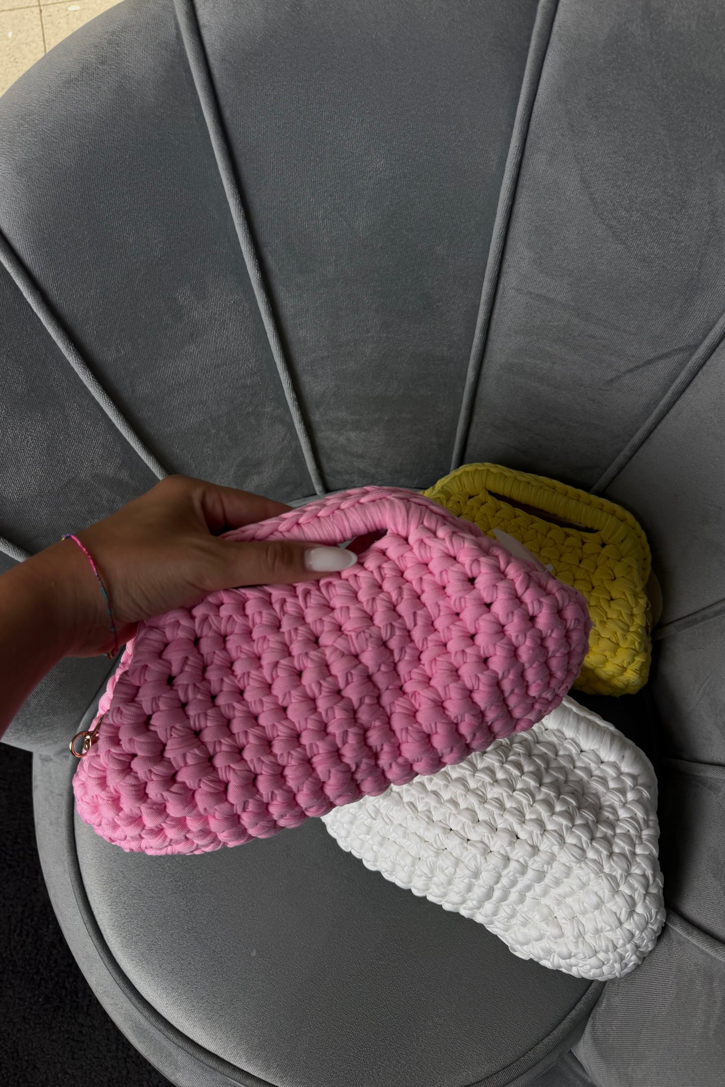 CLUTCH IN CROCHET MULTICOLOR