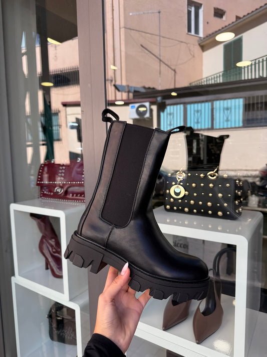 stivaletti MILITARY neri