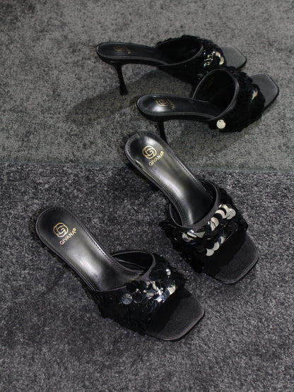mules con PAILLETTES