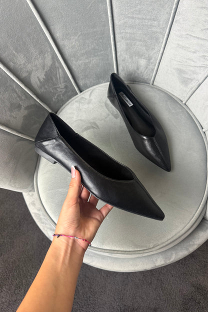 BALLERINE IN ECOPELLE NERE