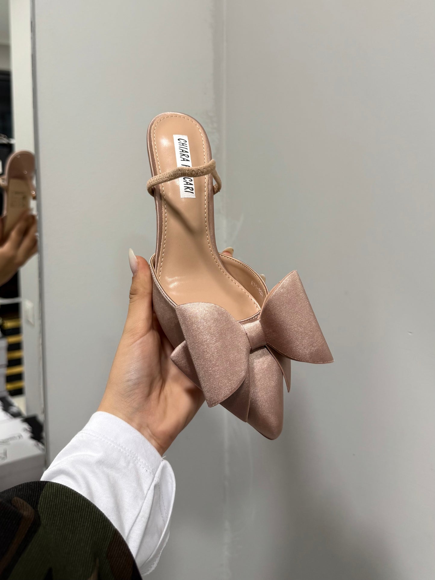 decolleté FLOCK nude