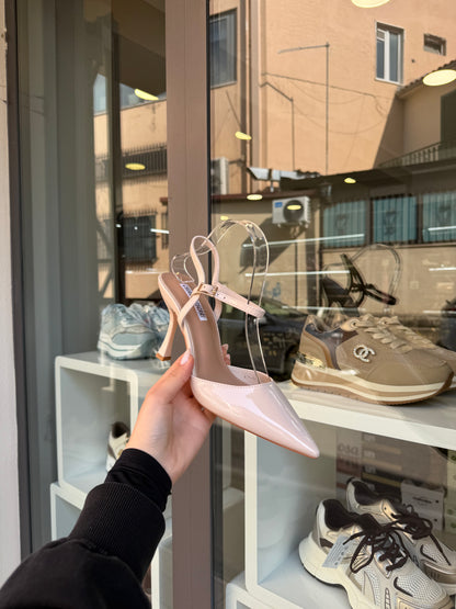 butter-colored pumps