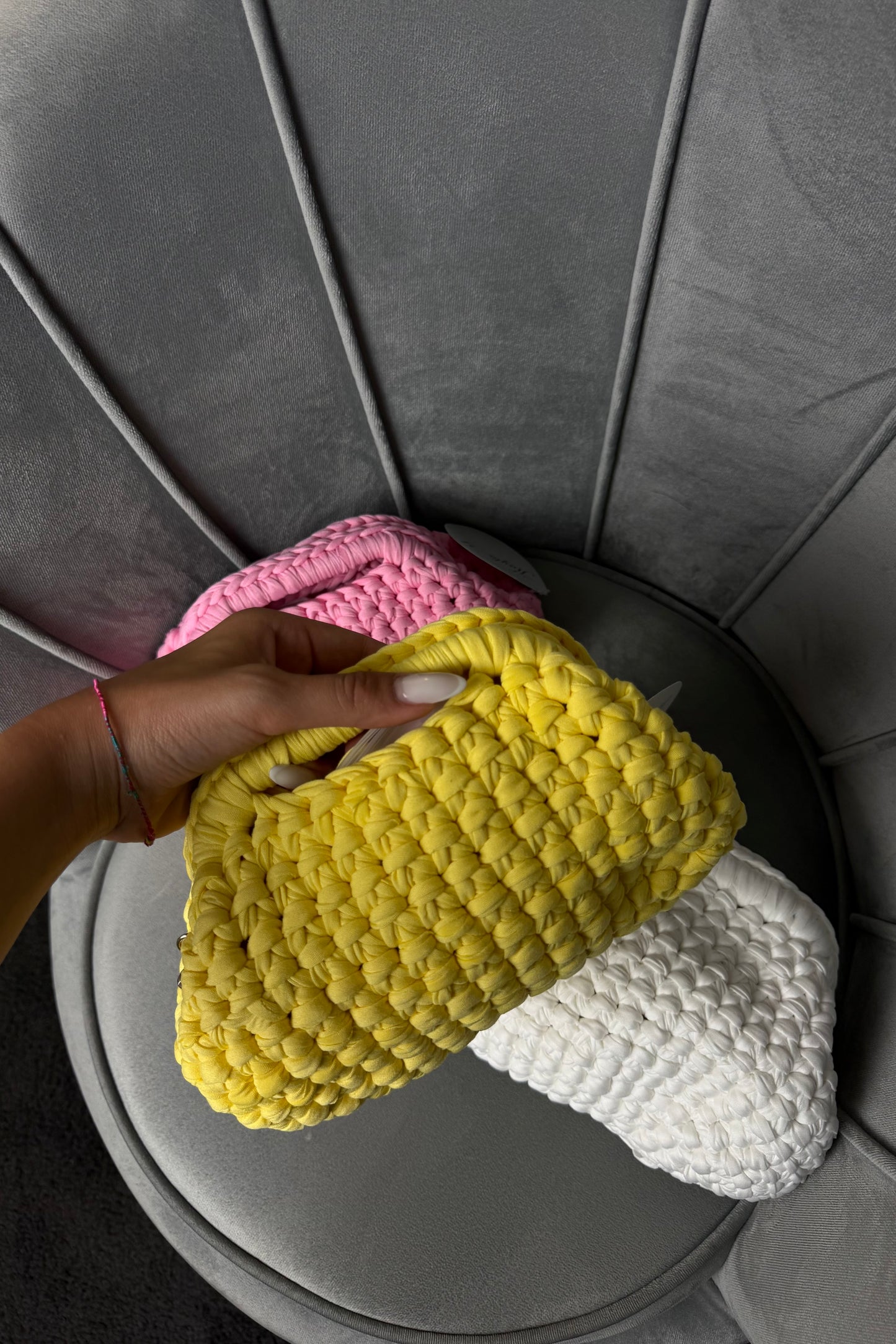 CLUTCH IN CROCHET MULTICOLOR