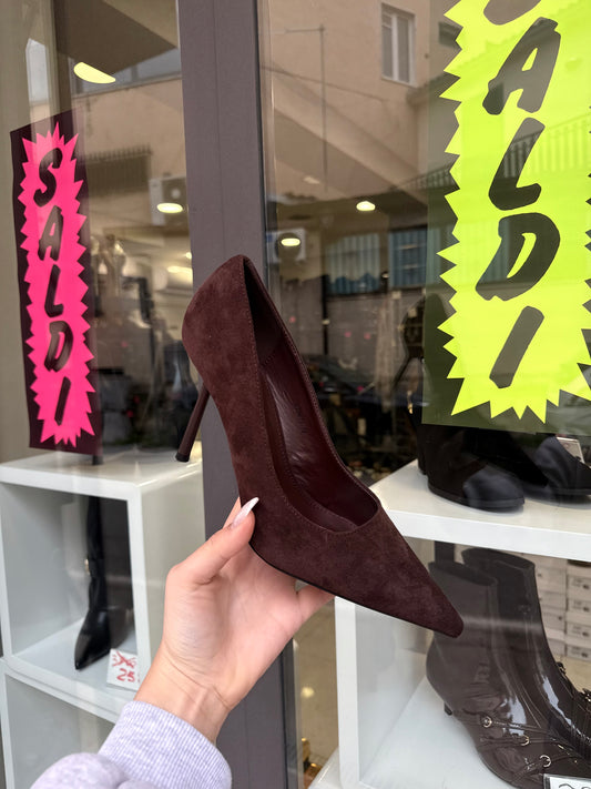 décolleté in camoscio mod. ZA*A