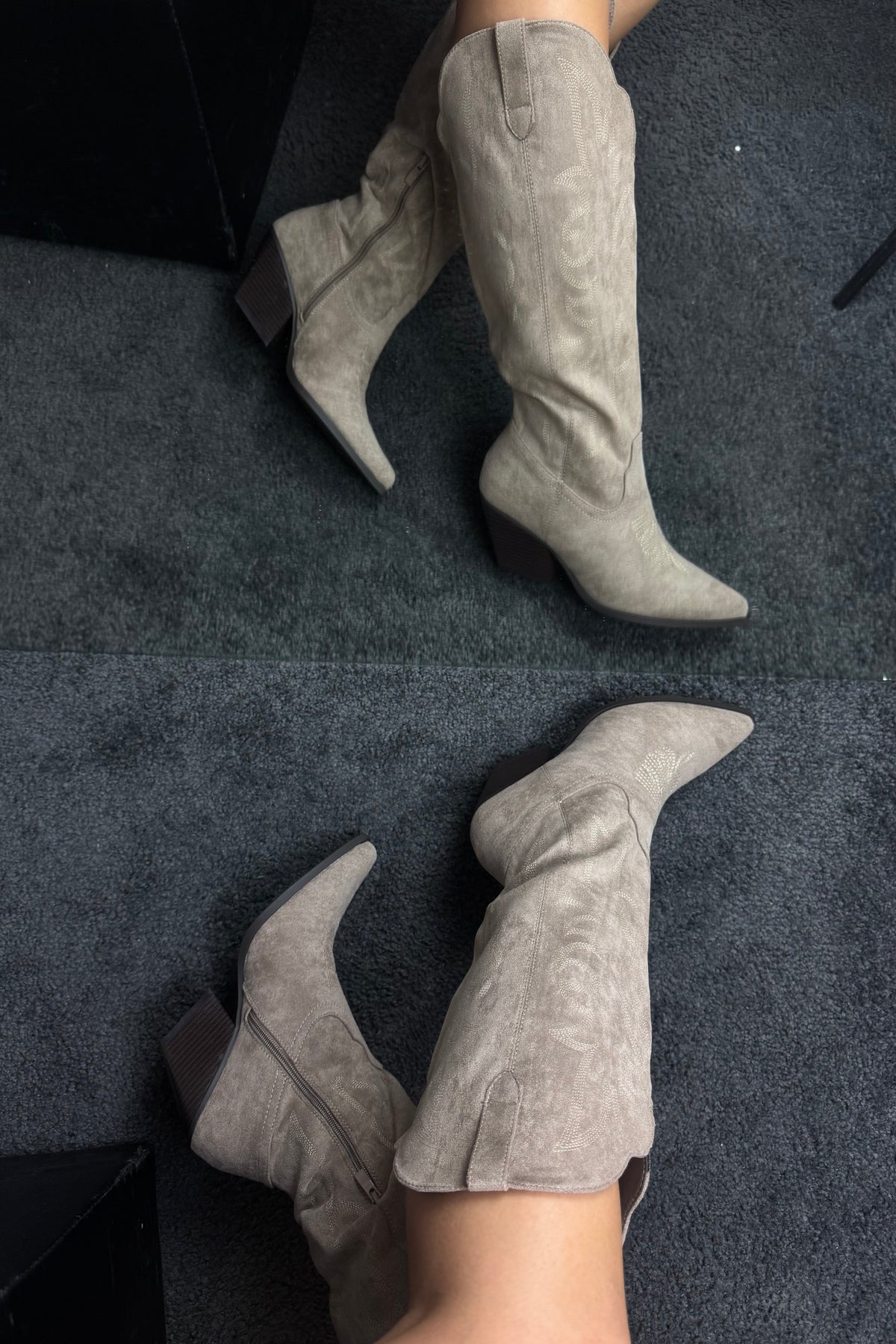 TEXANI KHAKI CON CUCITURE