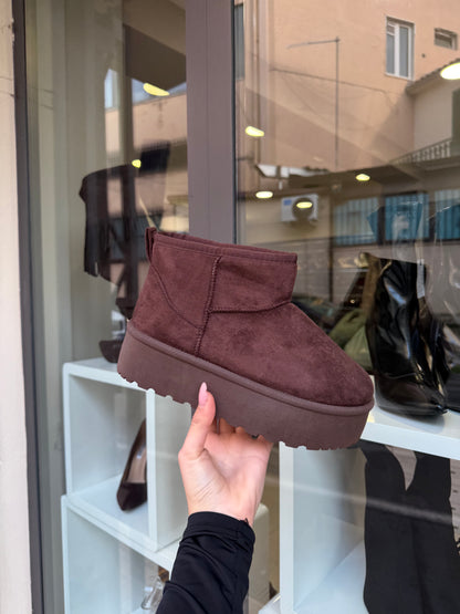 pantofole modello UG* cioccolato
