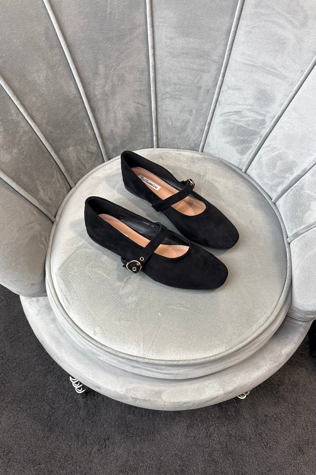 BALLERINE SCAMOSCIATE NERE