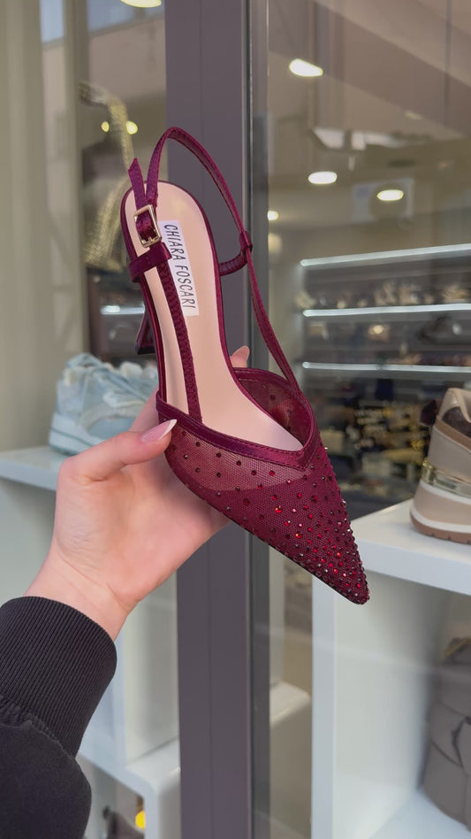 slingback PRINCESS wine