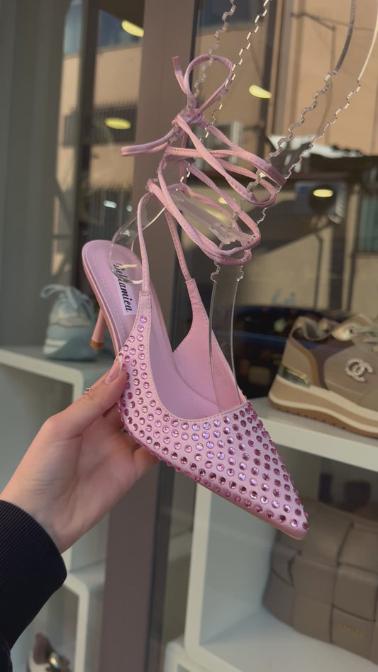 decolleté laces GIOIELLO rosa