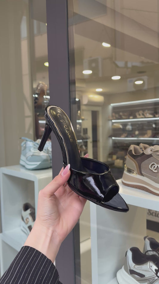 sandali BLACK semilucidi Arcadia