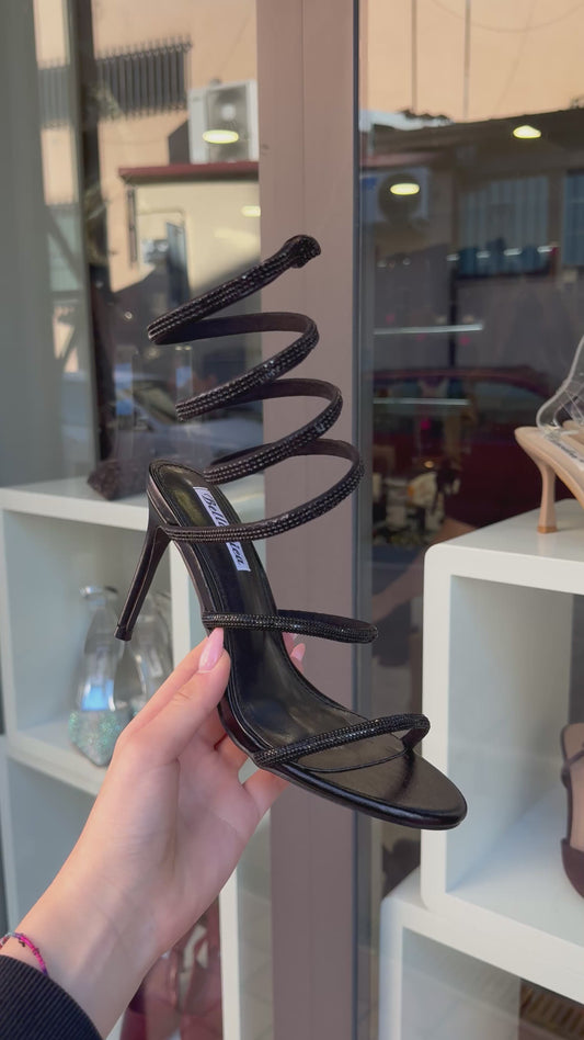 sandali SNAKE neri