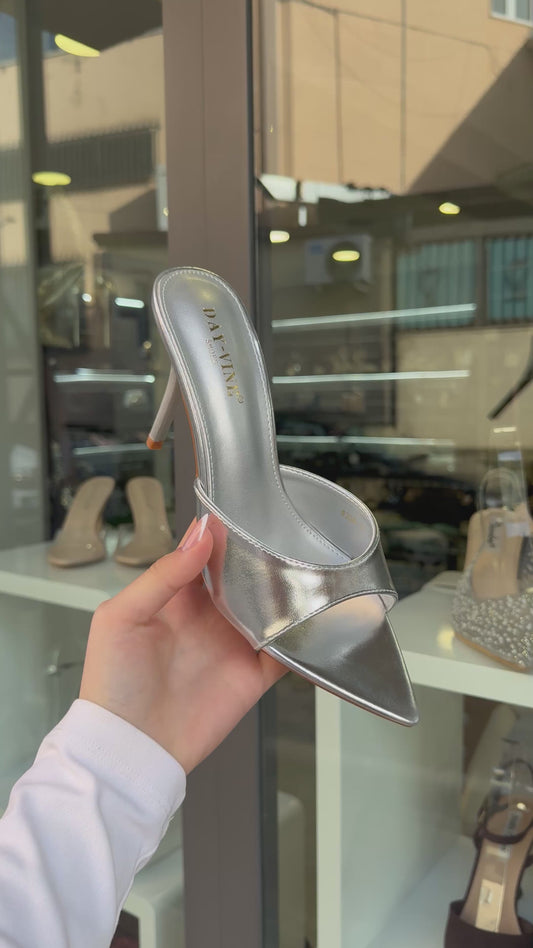 sandali METALLIC argento