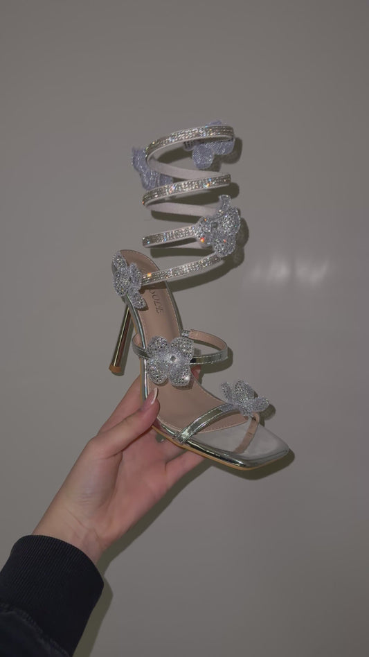 sandali FLOWER argento