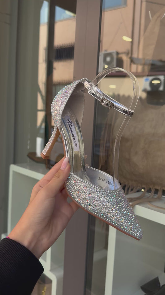 decolleté DIAMOND argento